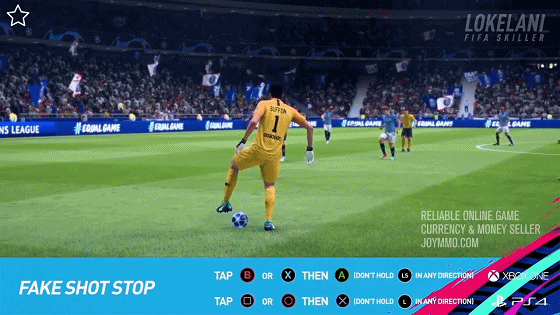 FIFA 19 Tutorial Skill Moves Fake shot stop