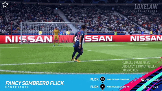 FIFA 19 Tutorial Skill Moves Fancy sombrero flick (contextual)