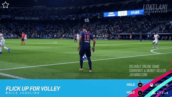 FIFA 19 Tutorial Skill Moves Flick up for volley(while juggling)
