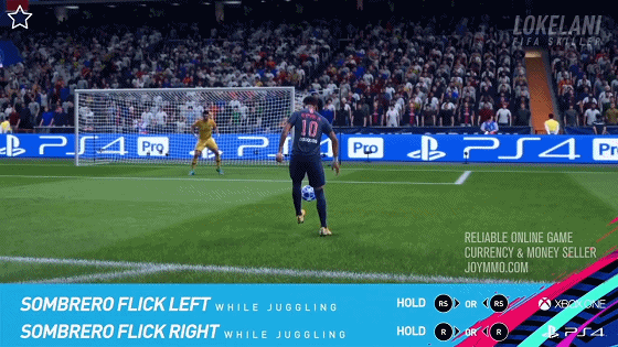 FIFA 19 Tutorial Skill Moves Sombrero flick left & Sombrero flick right (while juggling)