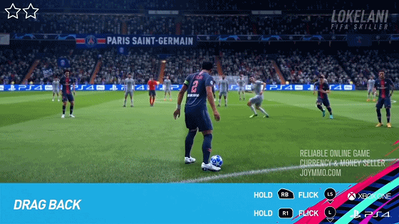 FIFA 19 2 Star Skill Moves Drag Back