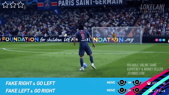 FIFA 19 3 Star Skill Moves Tutorial Fake Left & Go Right Fake Right & Go Left
