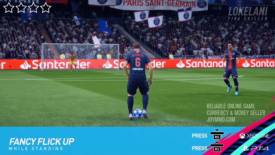 FIFA 19 4 Star Skill Moves Fancy Flick Up (While standing)