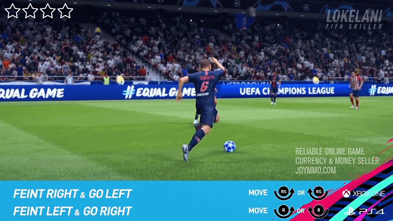 FIFA 19 4 Star Skill Moves Feint Right Left