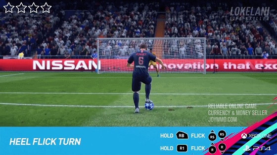 FIFA 19 4 Star Skill Moves Heel Flick Turn