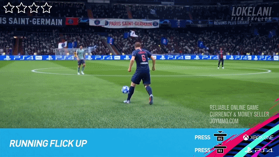 FIFA 19 4 Star Skill Moves Running Flick Up