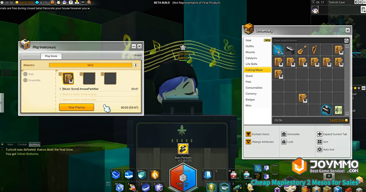 How to make your own music in MapleStory 2?