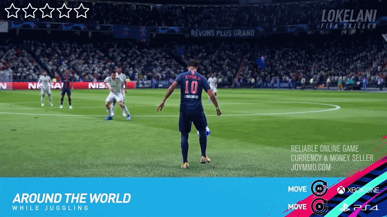 FIFA 19 Five Star Skill Moves Around the World (while juggling)