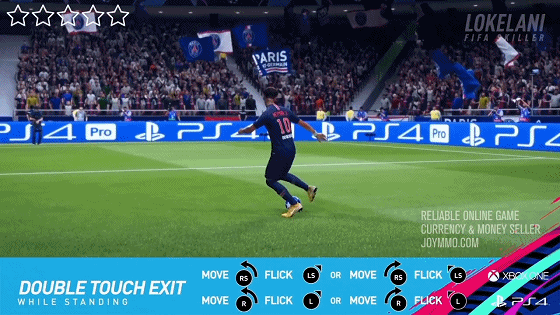 FIFA 19 Five Star Skill Moves Double Touch Exit (while standing)