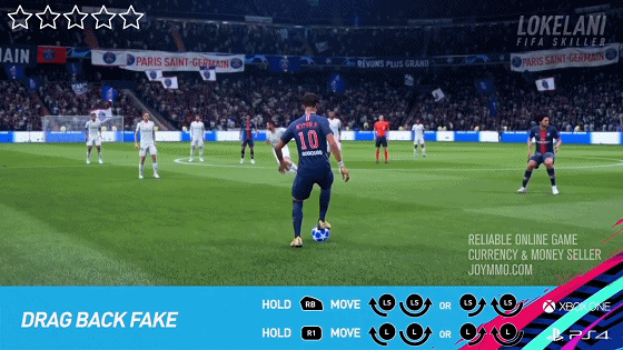 FIFA 19 Five Star Skill Moves Drag Back Fake