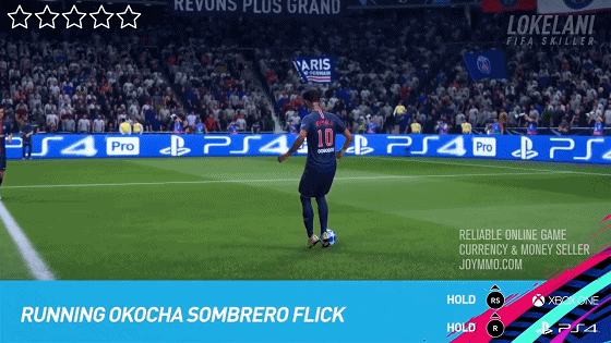 FIFA 19 Five Star Skill Moves Running Okocha Sombrero Flick