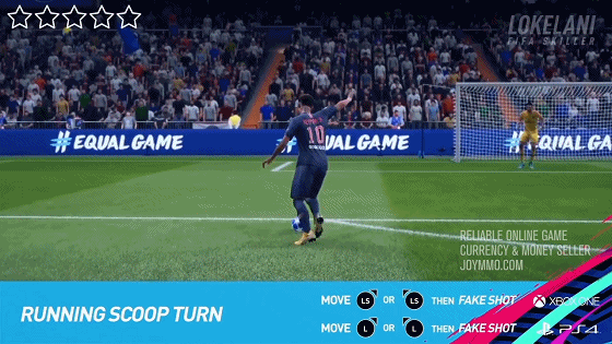 FIFA 19 Five Star Skill Moves Running Scoop Turn