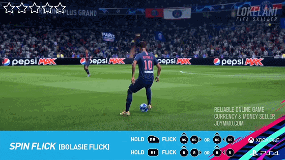 FIFA 19 Five Star Skill Moves Spin Flick (Bolasie Flick)