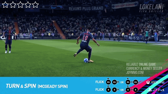 FIFA 19 Five Star Skill Moves Turn & Spin (mcgeady spin)