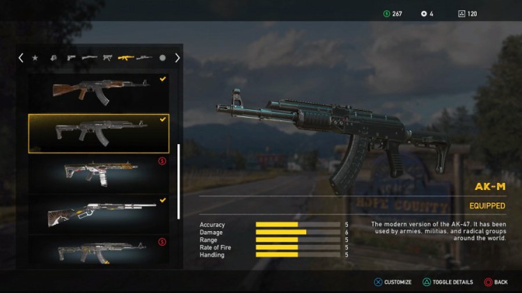 Far Cry 5 Weapons List - Unlockable Rifles - AK-M