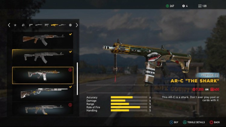 Far Cry 5 Weapons List - Unlockable Rifles - AR-C The Shark