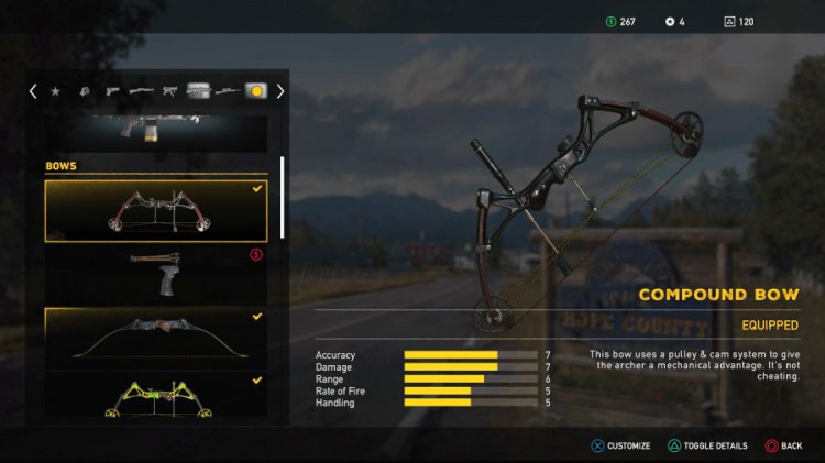 Far Cry 5 Guide: Far Cry 5 Weapons List - All Unlockable Compound Bow