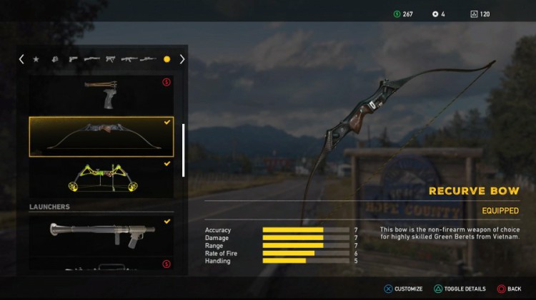 Far Cry 5 Guide: Far Cry 5 Weapons List - All Unlockable Recurve Bow