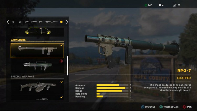 Far Cry 5 Guide: Far Cry 5 Weapons List - All Unlockable RPG-7
