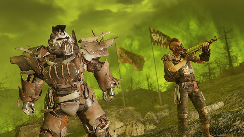 Fallout 76 Scabber Raider Bundle, which includes a Handmade Rifle Paint, the new Scabber Power Armor Paint