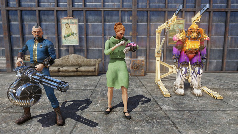 Fallout 76 added a large number of new items to the Atomic Store