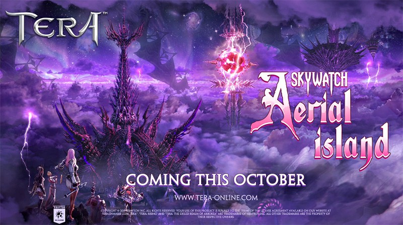 Tera Shows Off The Vistas Of Its Skywatch: Aerial Island Update And Announces October Events On PC